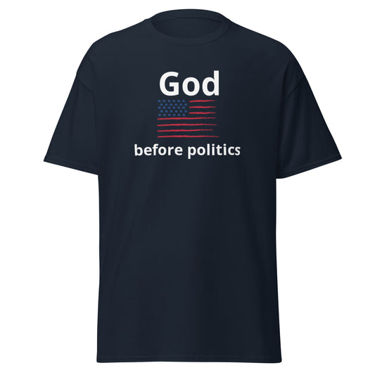 God Before Politics Classic T-Shirt