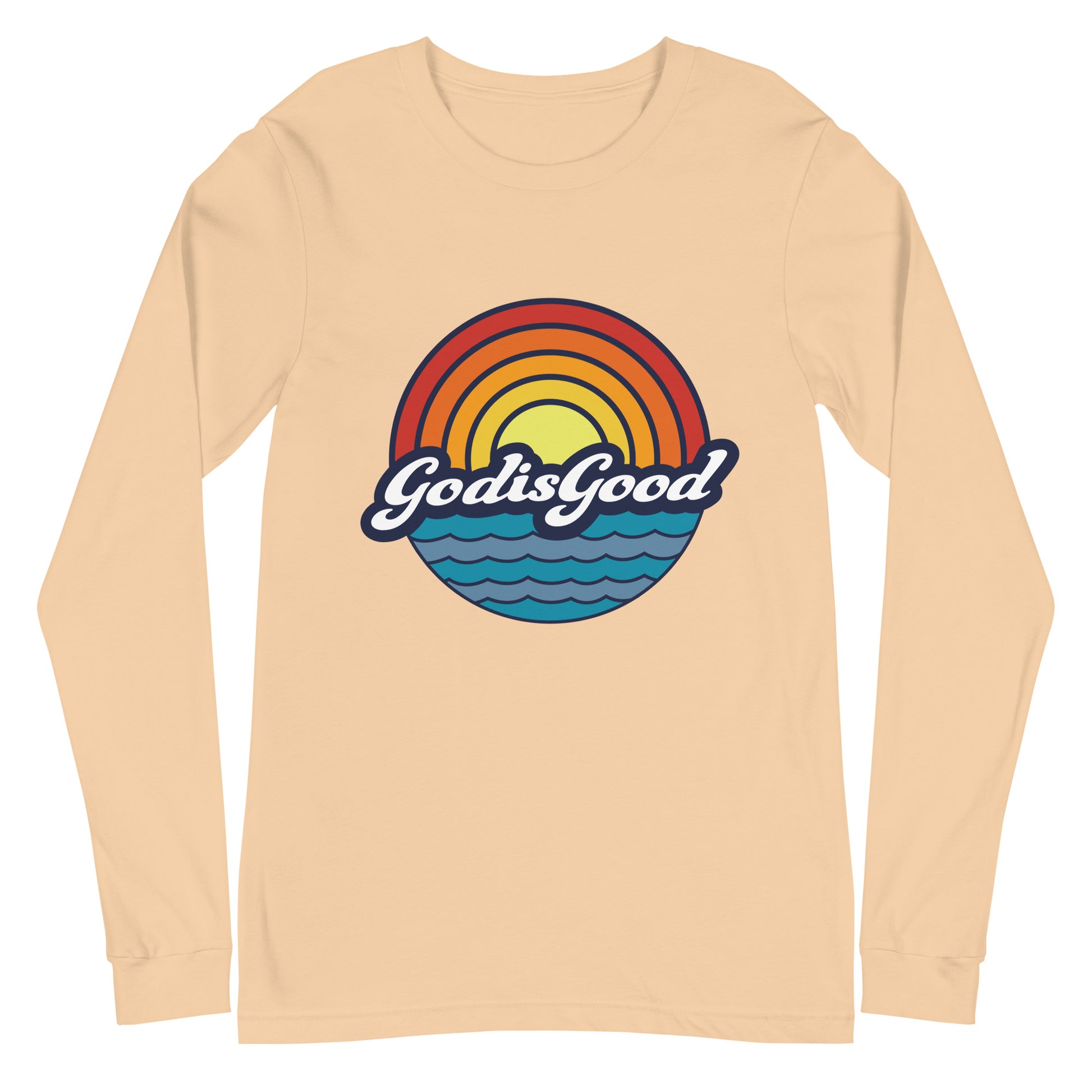  God is Good Unisex Long Sleeve Tee in dune