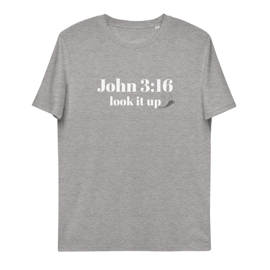 John 3:16 Unisex Organic Cotton T-Shirt