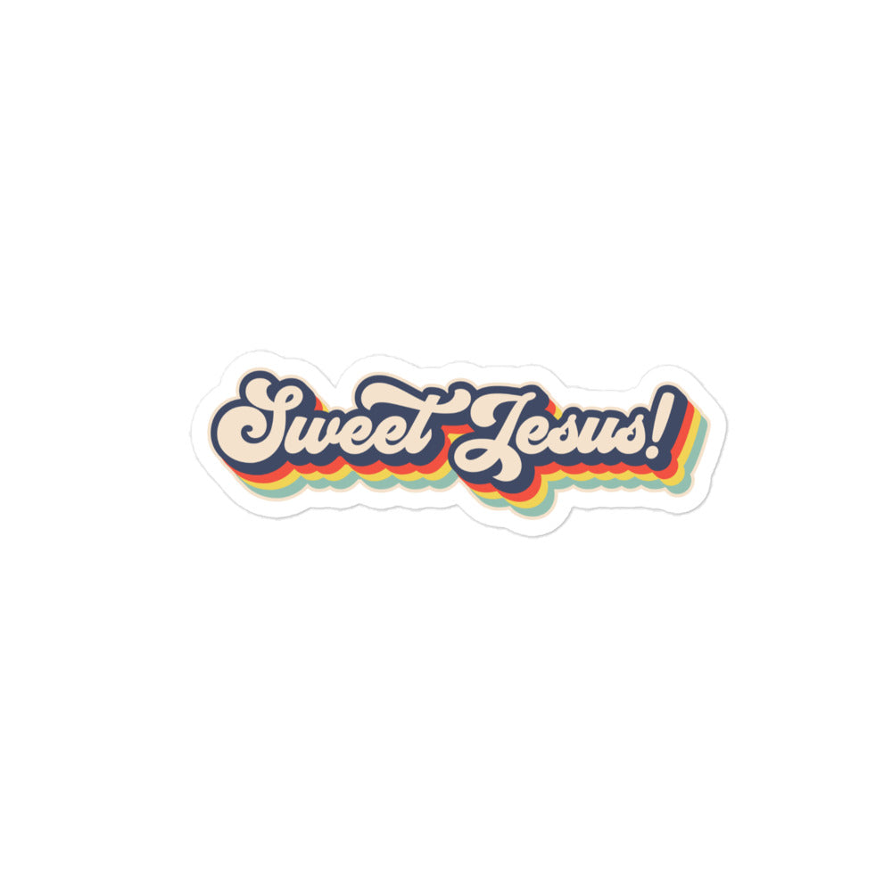 Sweet Jesus Bubble-Free Stickers