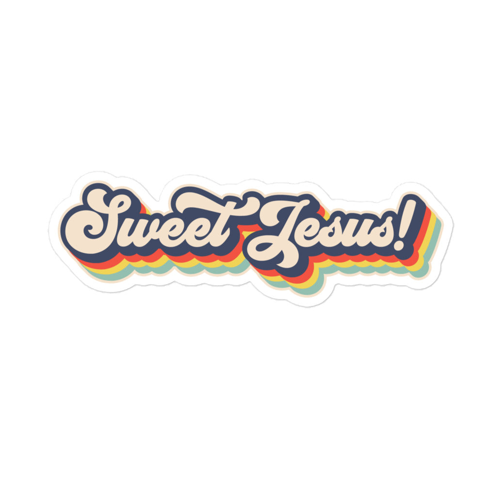 Sweet Jesus Bubble-Free Stickers