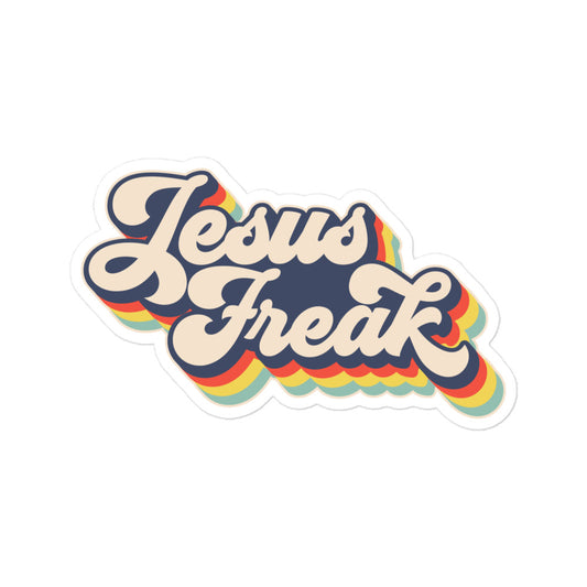 Jesus Freak Bubble-Free Stickers