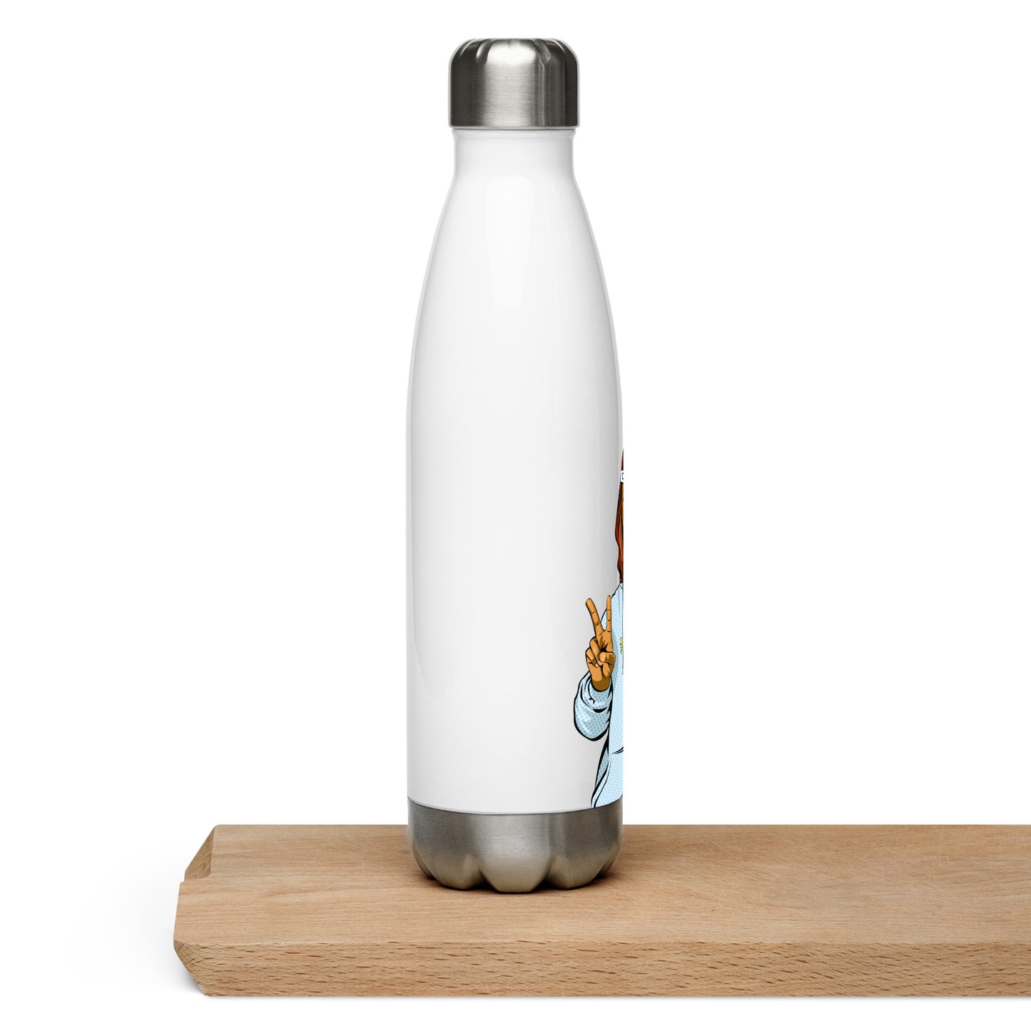 Peace Stainless Steel Water Bottle